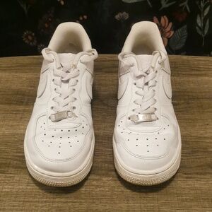 White Nike Air Force 1s